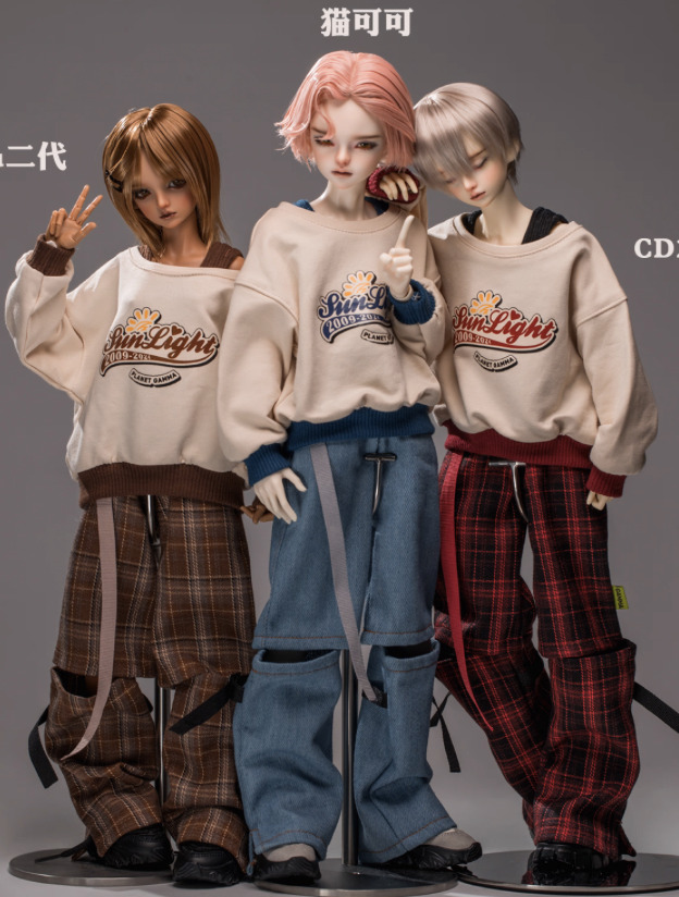 【40cm】 DOLK SELECT / 秋冬日常コーデセット (レッド)