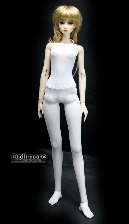 【60cm】 DOLL MORE / Model F Size - Body Stockings(White)