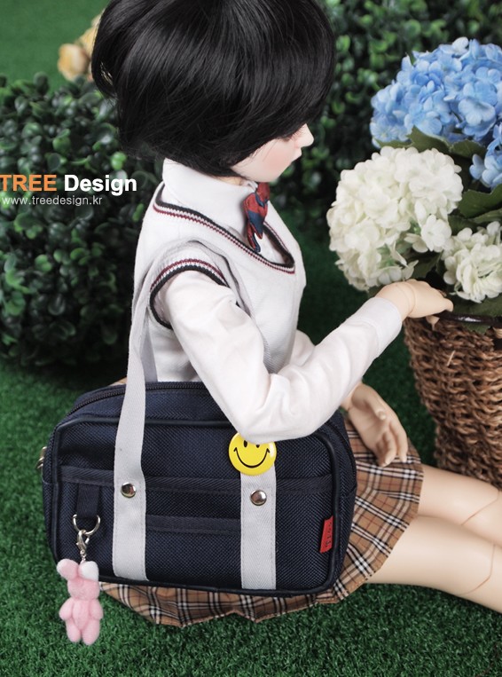 【60cm】 TREE Design / TEENS BAG（L-Navy Blue）
