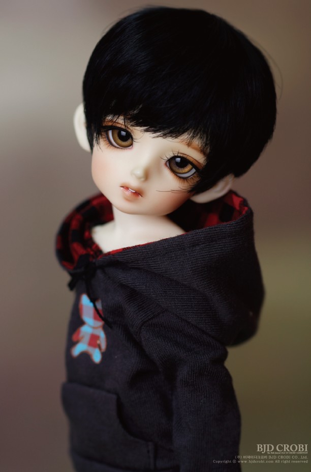 【6-7inch】 BJD CROBI / CRWS-122 (Dark Black)