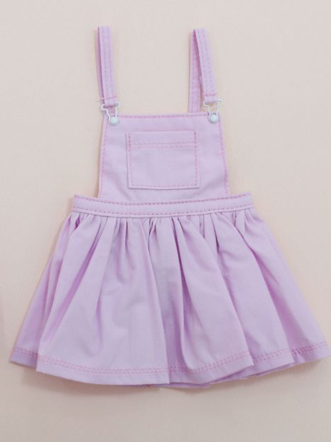 【40cm】 ChicaBi / [Mini/Enfant] Overall Skirt (Violet)