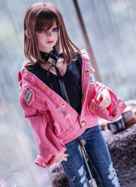 【40cm】 DOLK SELECT / denim jacket (pink)