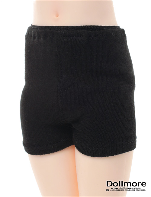 【40cm】 DOLL MORE / MSD - MSD - Boy trunk span panties (Black)