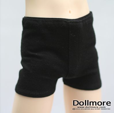 【60cm】 DOLL MORE / SD - Boy trunk span panties (Black)