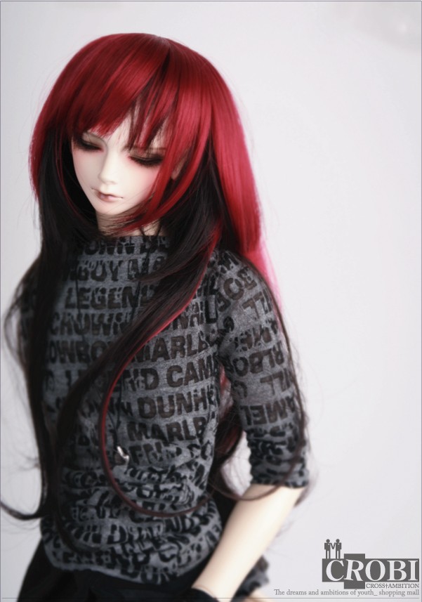 【9-10inch】 BJD CROBI / CRWL-33 (Dark Red)