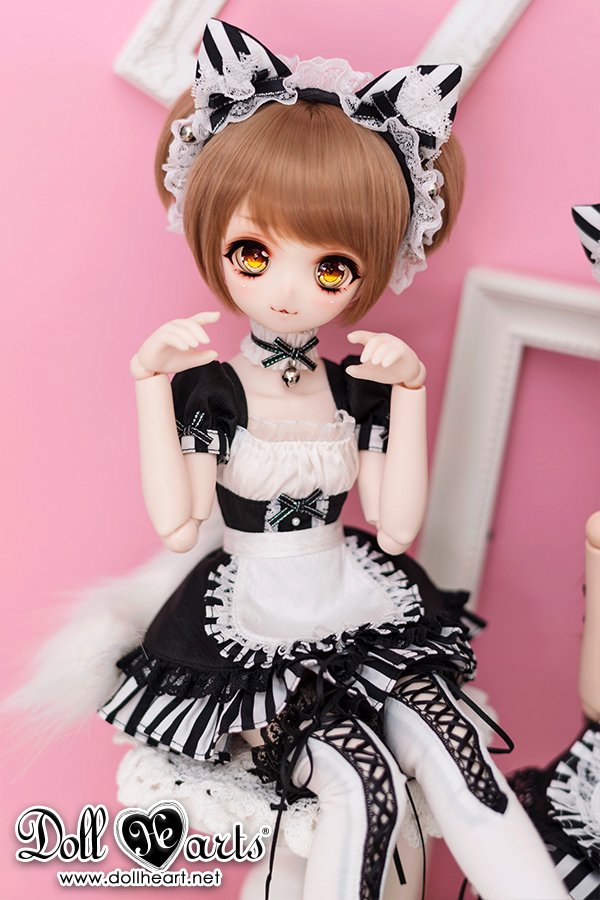 【40cm】 DOLL HEARTS / WD000047 Black & White Cat Maid [MDD]