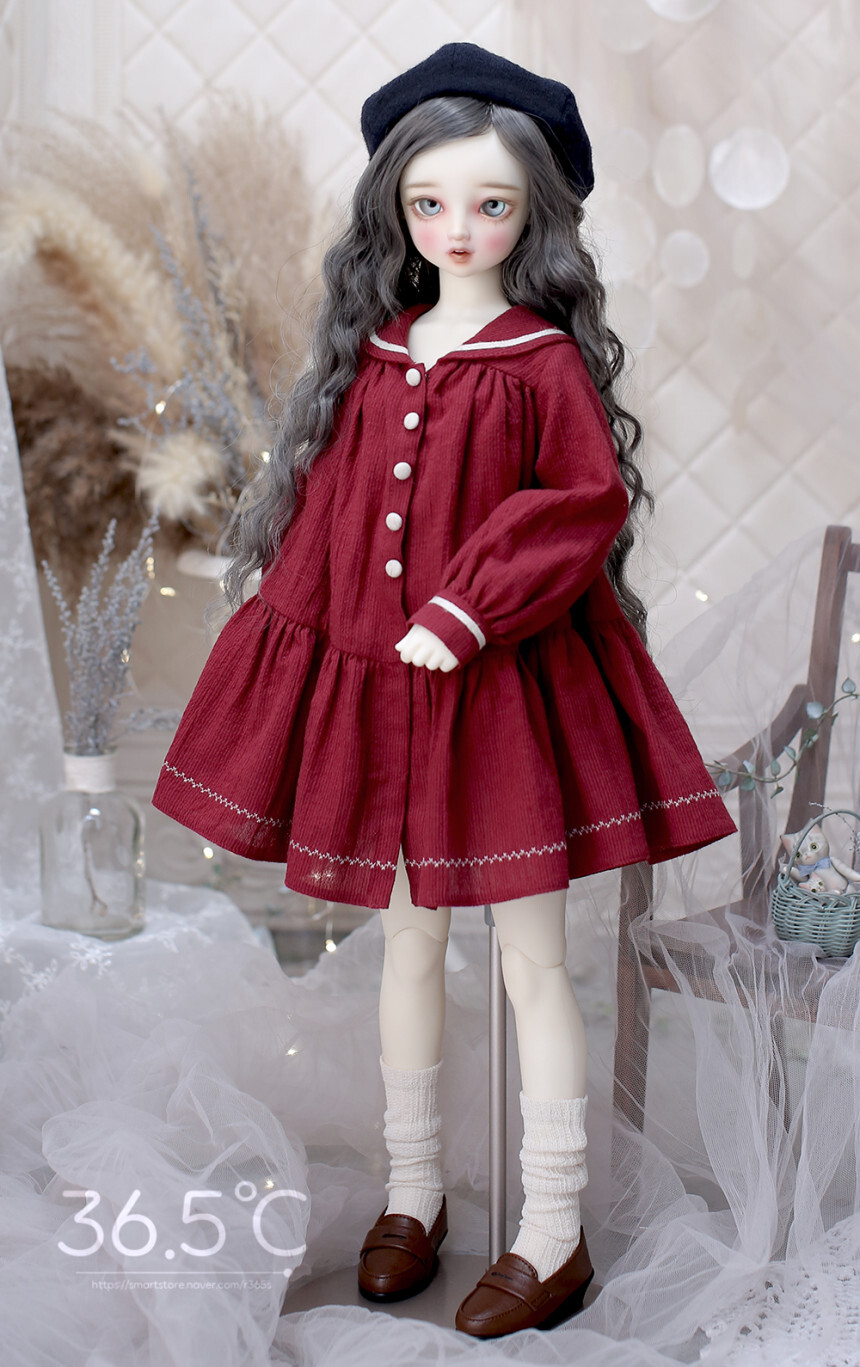 【60cm】 36.5℃  / Moni Sailor set (Red)