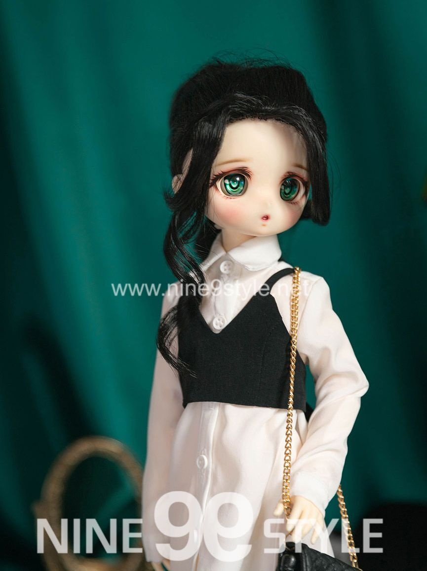 【40cm】 NINE9 STYLE / [MSD]Ribbon bustier(Black)