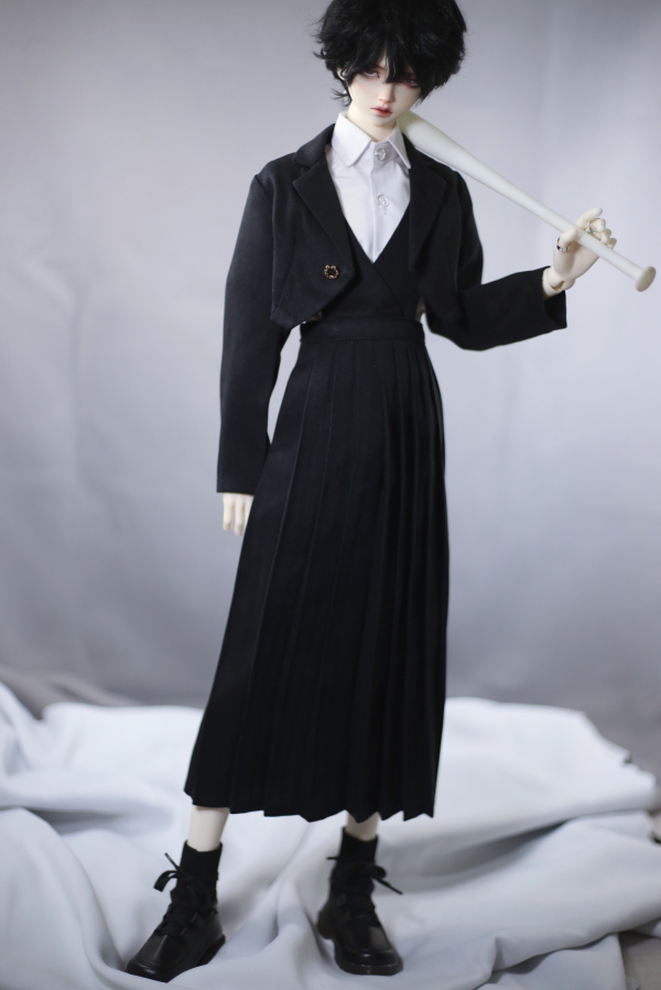 【70cm】 Bears / ジャンパースカート⁺ジャケットセット