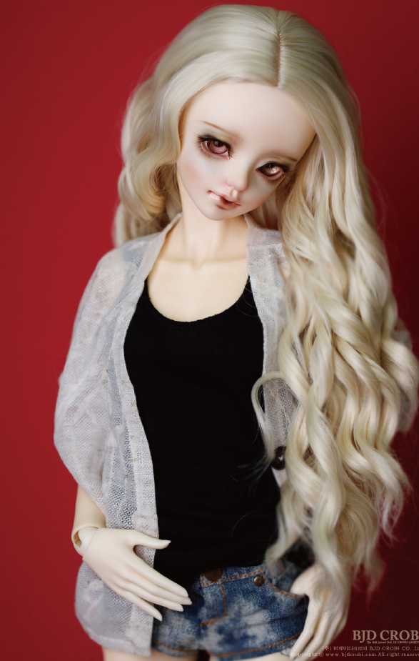 【9-10inch】 BJD CROBI / CRWL-124 (Milky Blond)