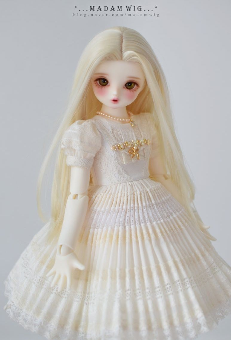 【7-8inch】 MADAM WIG  /  Simona (Platinum Blond)