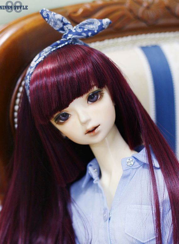 【60cm】 NINE9 STYLE / [L]NAL-Wire-hair band(Navy paisley)