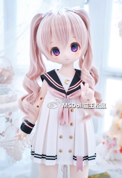 【6-7inch】 MSDoll / Medium twintails (牛奶粉)