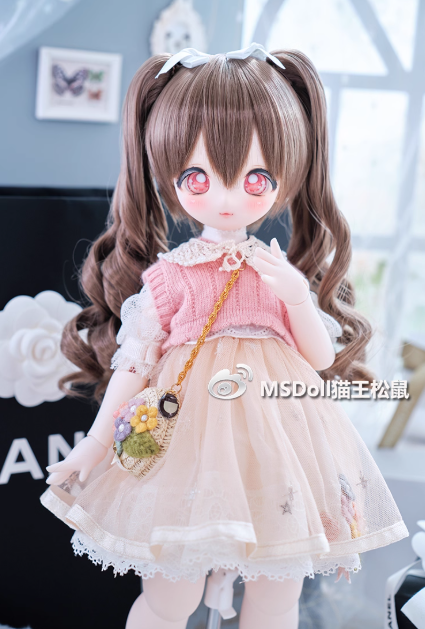 【6-7inch】 MSDoll / Medium twintails (棕0928)