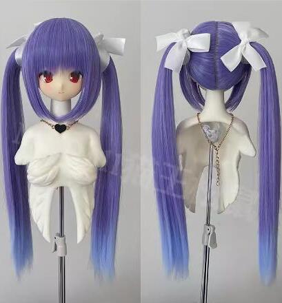 【8-9inch】 MS DOLL / Long Twintail -(紫蓝渐变)