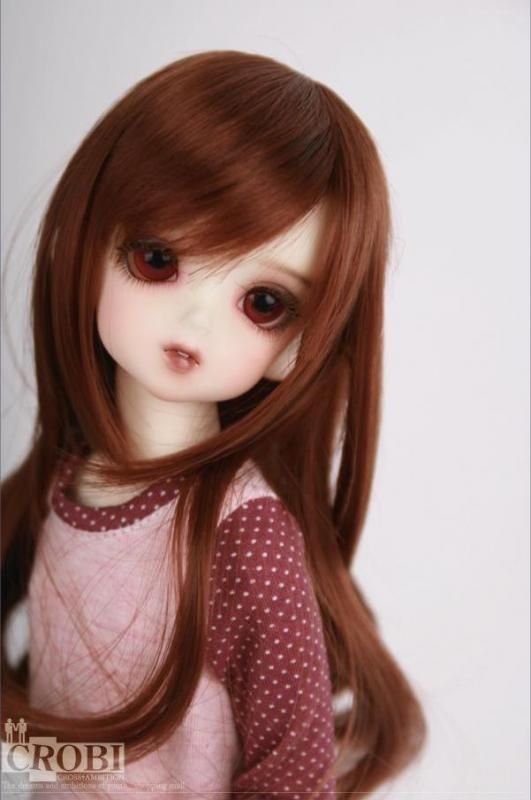 【7-8inch】 BJD CROBI /CRWM-34  (Powder Brown)