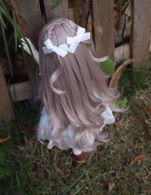 【6-7inch】 MSDoll / Donut Long Curly Hair -香芋